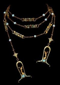 photogallery_4041_560_350 Biennale des Antiquaires - Collana Art Nouveau di opale e smalto, R.Lalique, Francia ca. 1902 - Galerie Faerber