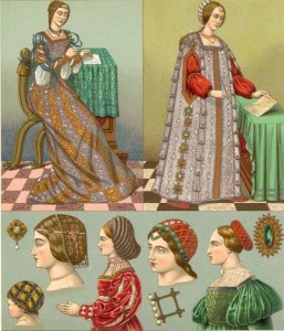 Capigliatura femminile nel Rinascimento italiano