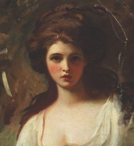 Lady  Hamilton  ritratta da G. Romney