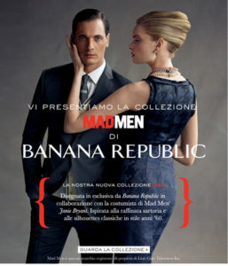 Mad Men capsule collection Banana Republic