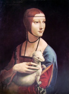Leonardo- ritratto di donna con ermellino