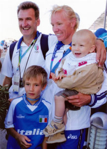 Josepha Idem Atene 2004 la famiglia al completo - Album personale