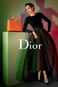 La Cotillard nella pubblicità del 2013 della borsa "Lady Dior"