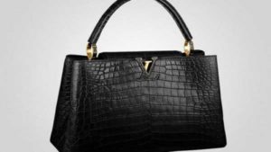 Louis Vuitton la Crocodile Capucines