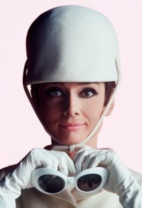 Audrey Hepburn in Courrège