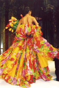 Giardini di seta -, G. Ferré per Christian Dior Couture PE 1992