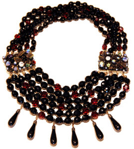 “Perle fra i Monti, Bijoux di Boemia” Museo del Bijoux Collier anni ’60-Collezione Anselmi ph Giuliana Berti