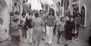 Jacqueline Kennedy a passeggio per Capri