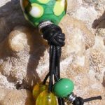 Magie del fuoco - collana in perle di vetro