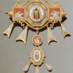 Gioiello da corsetto di fattura romana, 1800