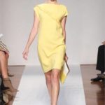 Mila Schon P/E 2012 abito giallo pastello