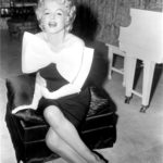 Marilyn Monroe nel suo appartamento