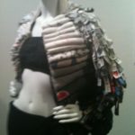 Giubbino di T-shirt ed etichette