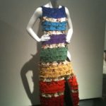Abito con pezzi cartelle colori campionarii