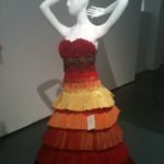 abito di scarti taffetà di tappezzeria