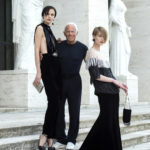 Giorgio Armani e modelle in GA FW 13