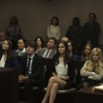 Rebecca, Marc, Nicki e Chloe durante il processo
