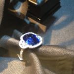 Crivelli anello zaffiri e diamanti