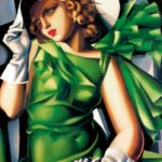 Tamara de Lempicka-Giovane donna con guanti