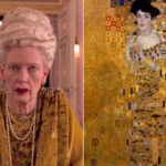 Madame D a confronto con  il "Ritratto di Adele Bloch-Bauer I" (1907) di Gustav Klimt
