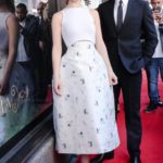 Lily James in Christian Dior