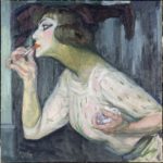 La toilette, naissance de l'intime. Musee Marmottan Monet-František Kupka, Le rouge à lèvres, 1908
