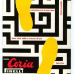 "Una musa tra le ruote" Cartellone pubblicitario Pirelli