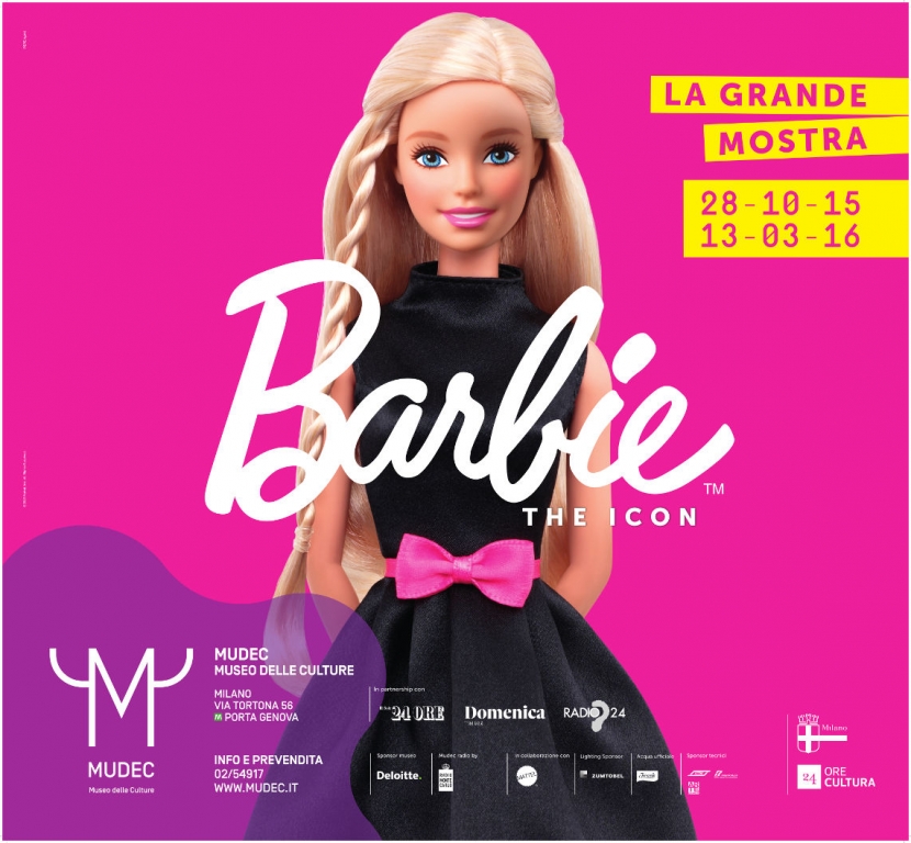 "Barbie.The Icon" al MUDEC Milano - locandina