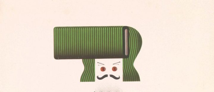 Armando Testa-annuncio pubblicitario-tessuti Lanerossi 1953