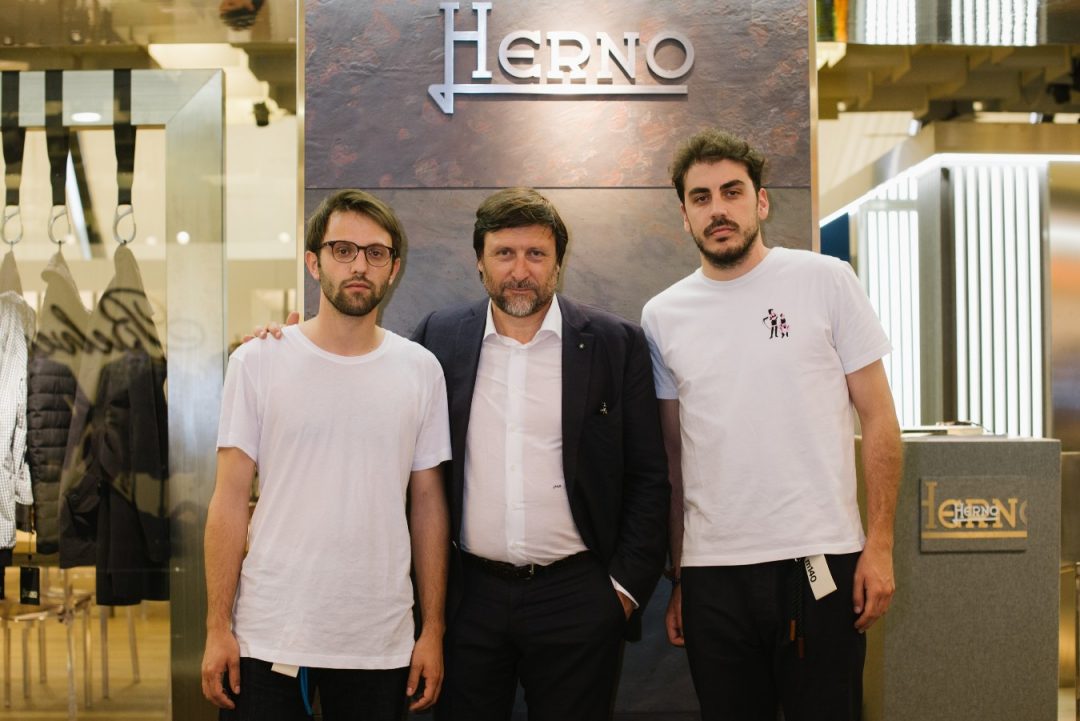 Claudio Marenzi e M140 Premio Herno Courtesy Herno