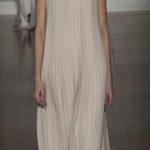 Valentino Delphos plissé ècru