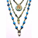 Splendida Persia collane in faiance Persia epoca Sasanide VII secolo