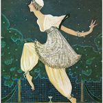 Georges Lepape Denise Poiret alla La Festa della Milleduesima Notte