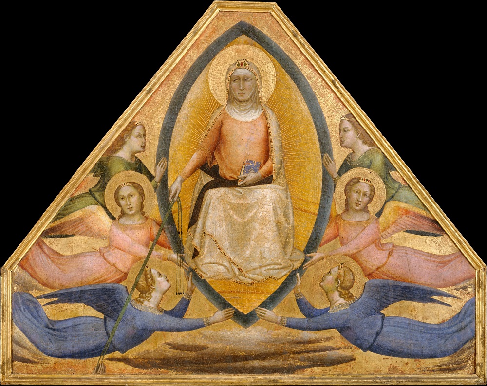 Bernardo Daddi - Assunta 1337-1338 - New York, The Metropolitan Museum of Art, Robert Lehman Collection