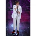 Festival S. Remo 2018 - Gianna Nannini Tailleur di Neil Barret