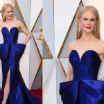 Nicole Kidman in blu Armani Privé - Oscar 2018