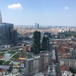 Vista su Milano dal 30° piano della Regione Lombardia