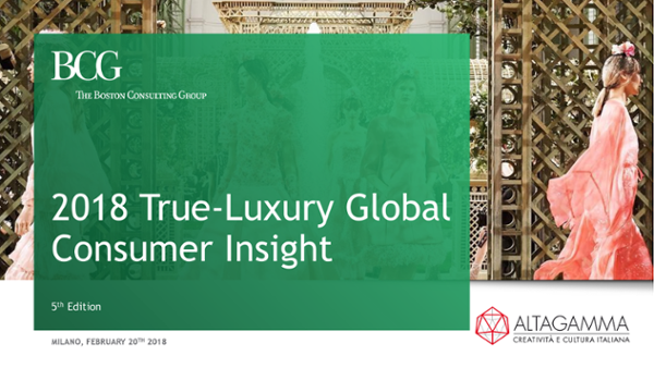 “True Luxury Global Consumer Insight”