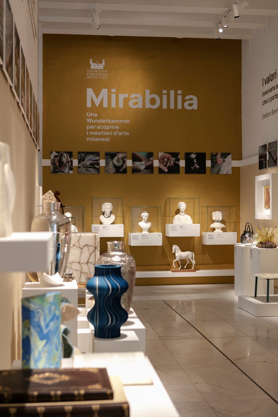 Mostra Mirabilia -Triennale Milano- Allestimento