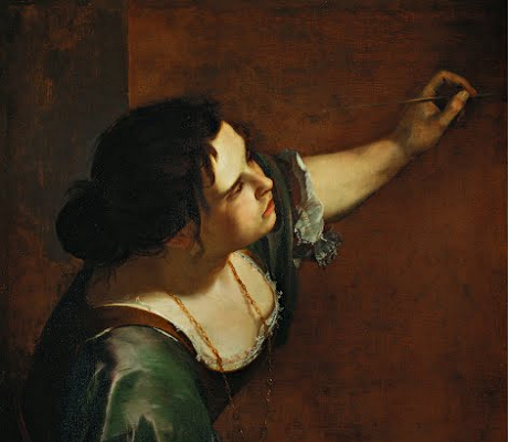 Artemisia Gentileschi-autoritratto come allegoria della pittura-Immagine da Web